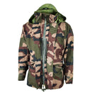 original cce woodland camouflage waterproof parka with hood