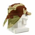 Echt Frans Frans Frankrijk Leger Combat Cap Swallowtail Hat Desert Camo met nekflap