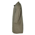 Véritable manteau de pluie militaire français Trench-coat de l'armée Olive imperméable pleine longueur