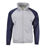 Genuine French Military school sweatshirt sports jacket running hiking grey blue
