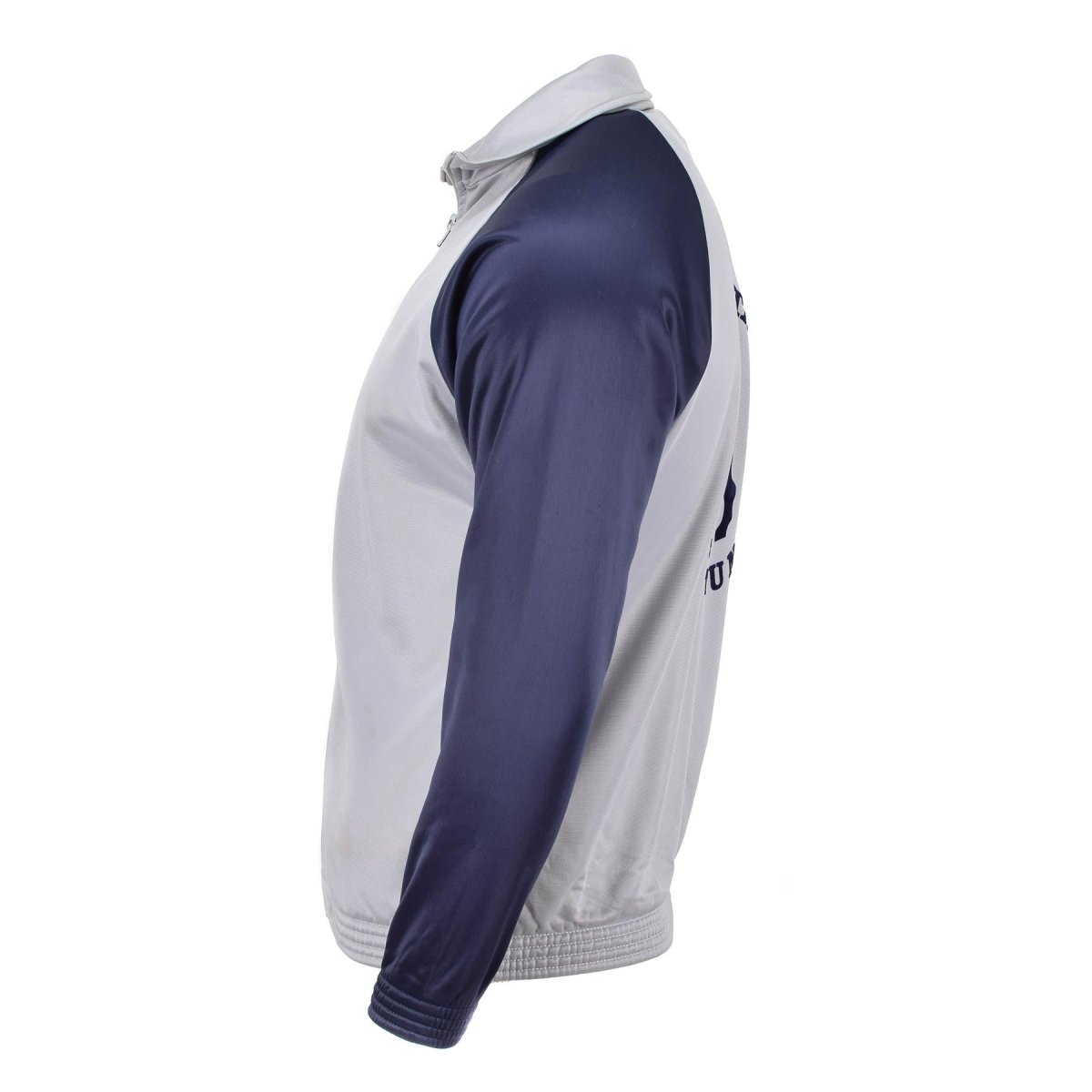 Genuine French Military school sweatshirt sports jacket running hiking grey blue