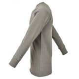 Echtes französisches Militär-Thermo-Plüsch-Unterhemd Olivgrün Armee Winterüberschuss NEU