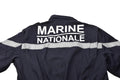 Original französischer Marine-Overall, thermostabiler Marine-Overall, einfarbig, dunkelblau, NEU