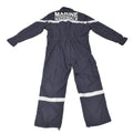 Original französischer Marine-Overall, thermostabiler Marine-Overall, einfarbig, dunkelblau, NEU