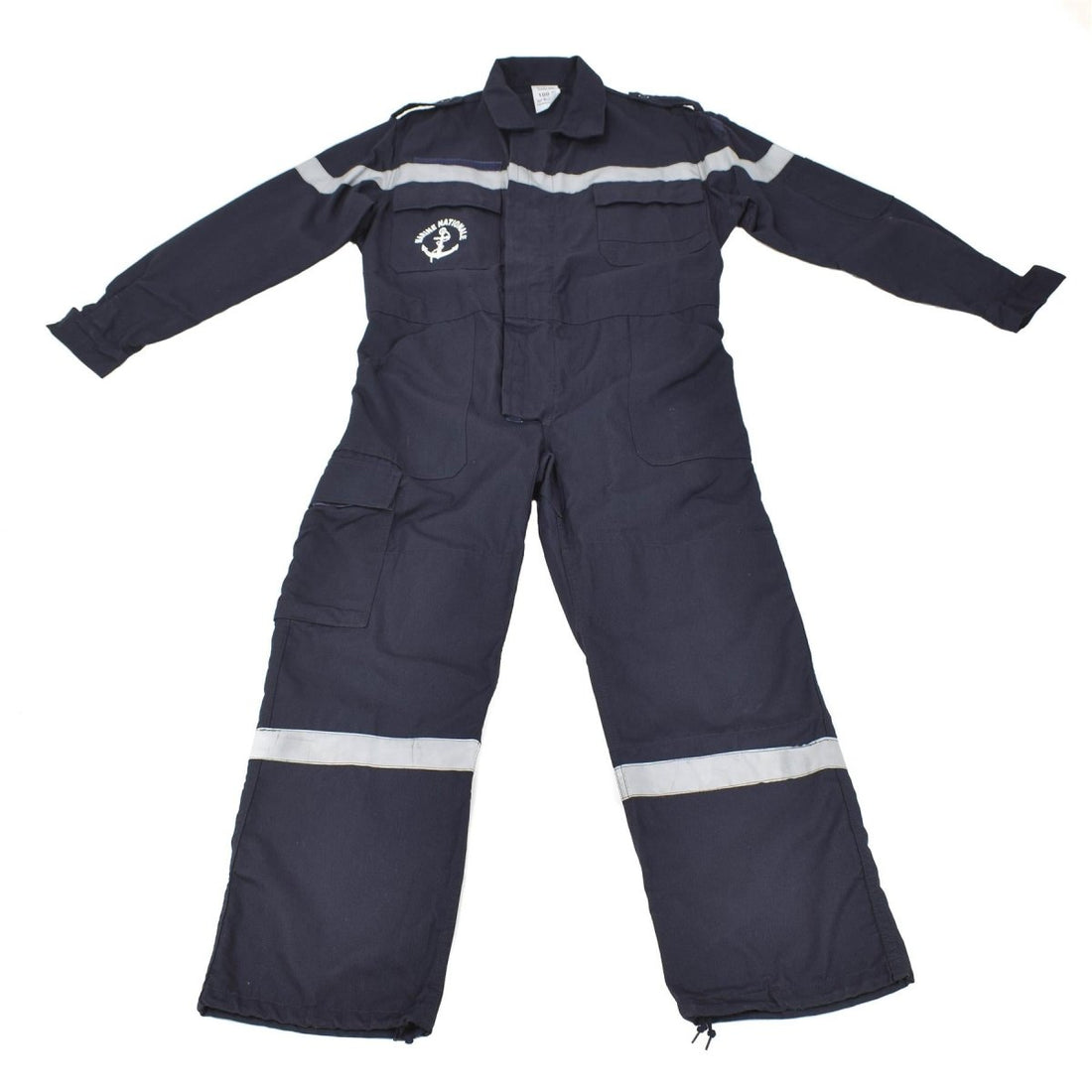 Original französischer Marine-Overall, thermostabiler Marine-Overall, einfarbig, dunkelblau, NEU