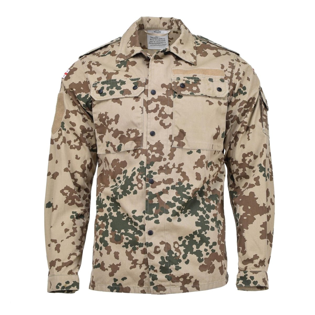 camouflage dress shirt Tropentarn camouflage shirts Genuine Georgian Military Surplus Small Short (Gr.1)