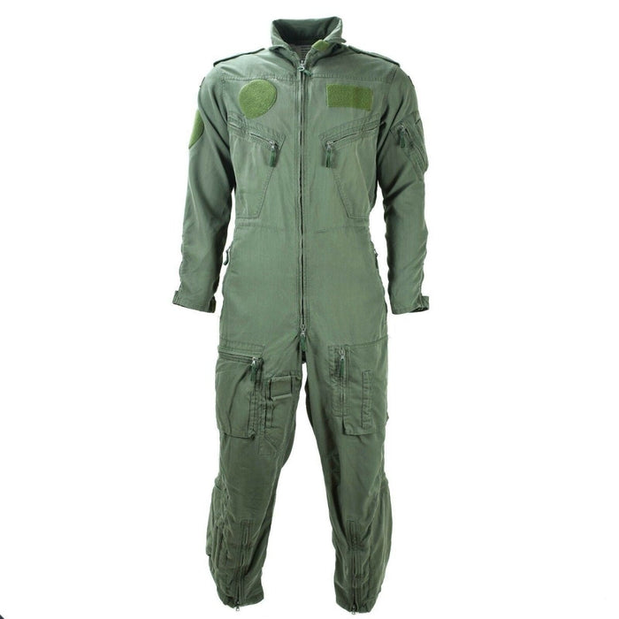 Traje de vuelo genuino de fibra de aramida del ejército alemán mono de piloto Verde - GoMilitar
