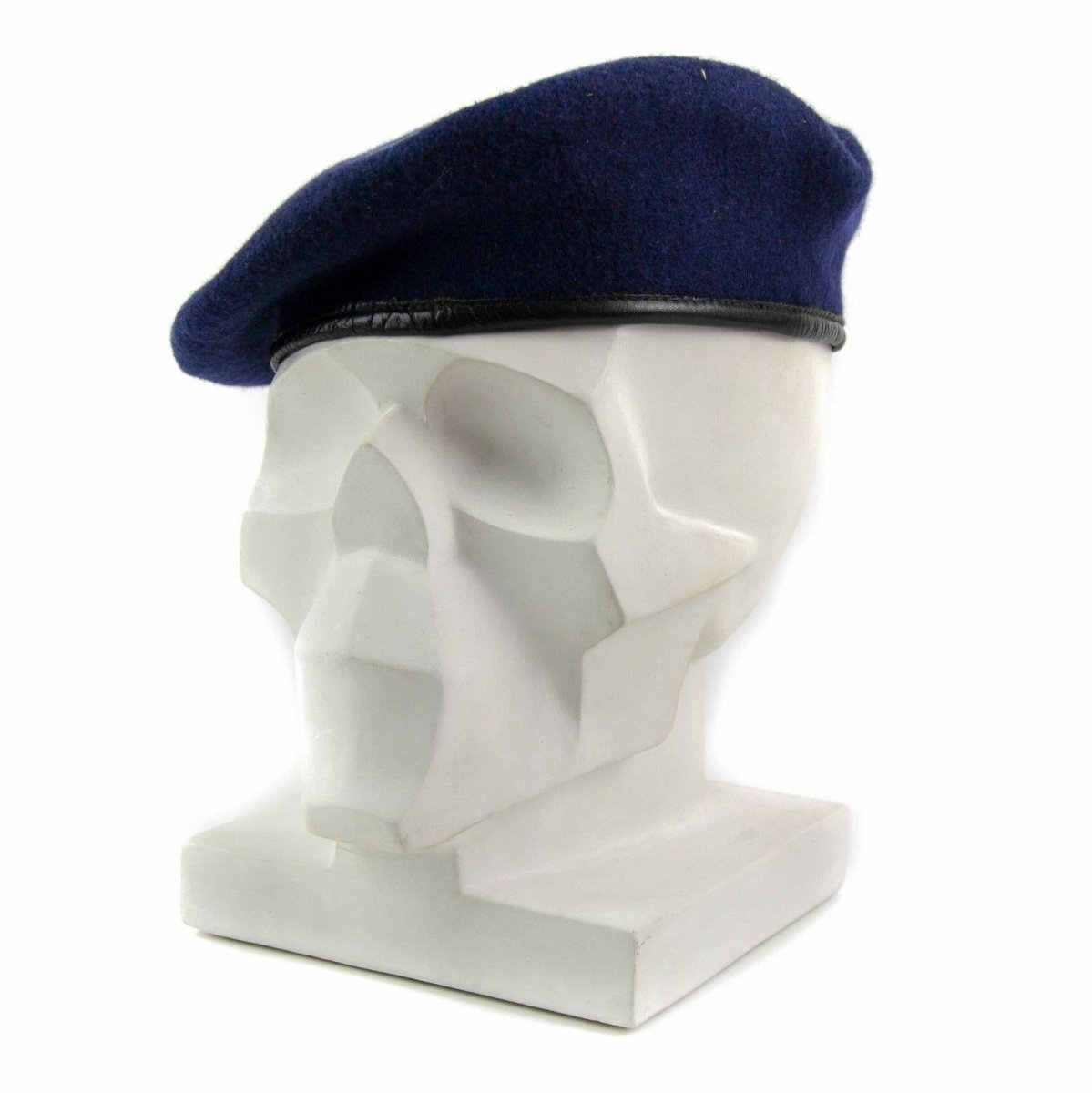 Echt Duits leger donkerblauw baret militaire hoed commando cap wol