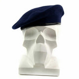 Echt Duits leger donkerblauw baret militaire hoed commando cap wol
