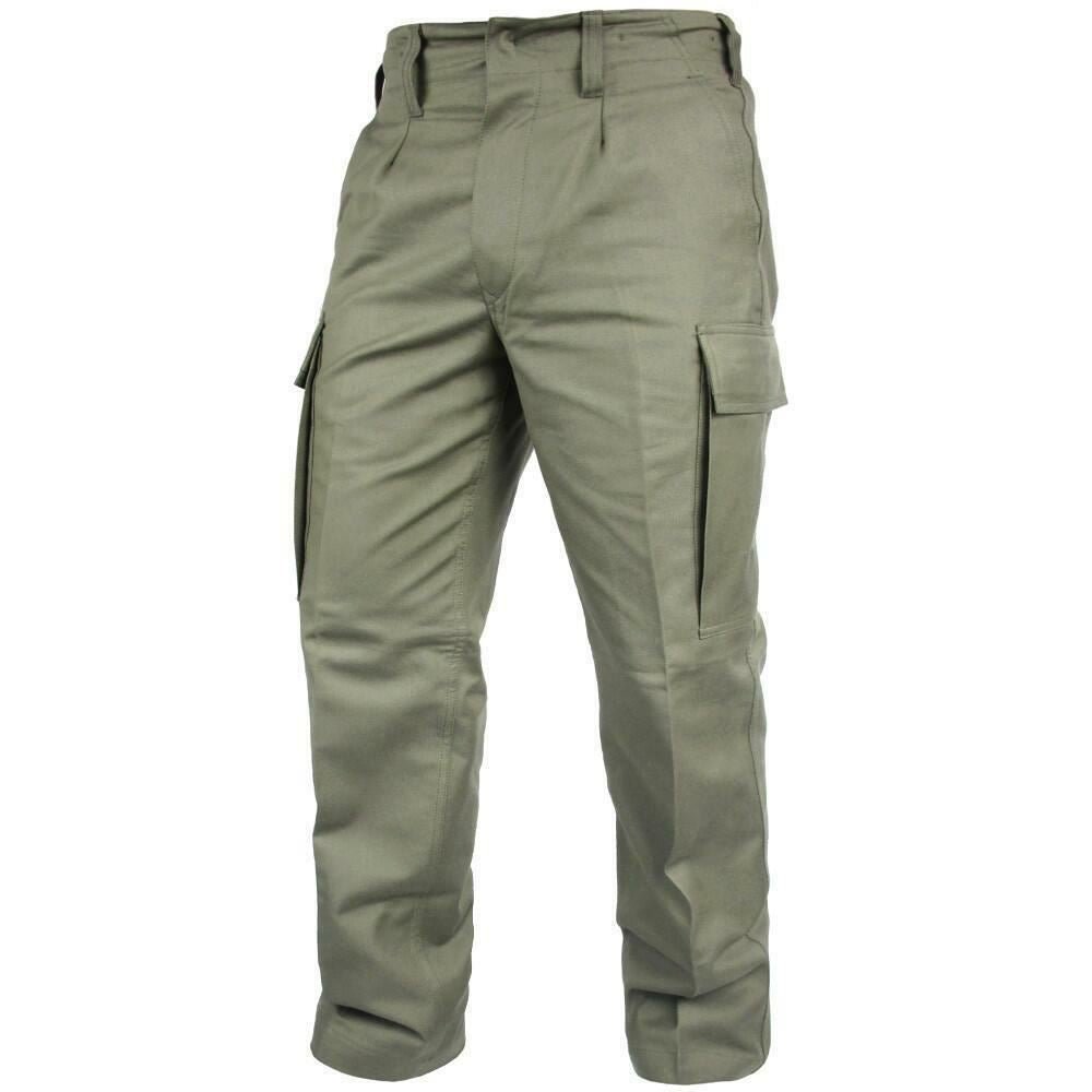 Outdoor moleskin pants Genuine GERMAN ARMY ISSUE OD field combat