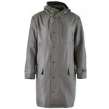 Véritable parka de l'armée allemande olive veste militaire excédentaire manteau long OD vintage NEUF