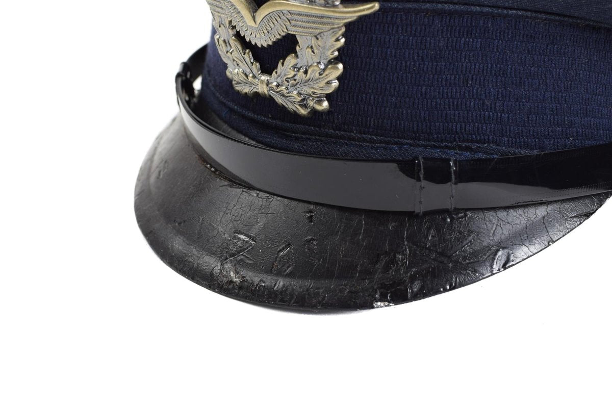Casquette visière authentique de l'armée allemande. Casquette militaire à visière des forces aériennes luftware NEUF