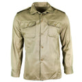 Camisa del ejército griego genuino fatiga Stock Dead Chino Chino Caki Jacket Military NUEVO