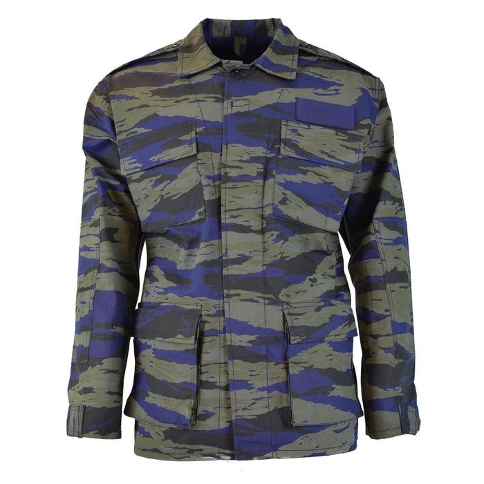 Echte Griekse militaire luchtmacht jas hagedis camouflage shirt vermoeienissen BDU NIEUW - GoMilitar