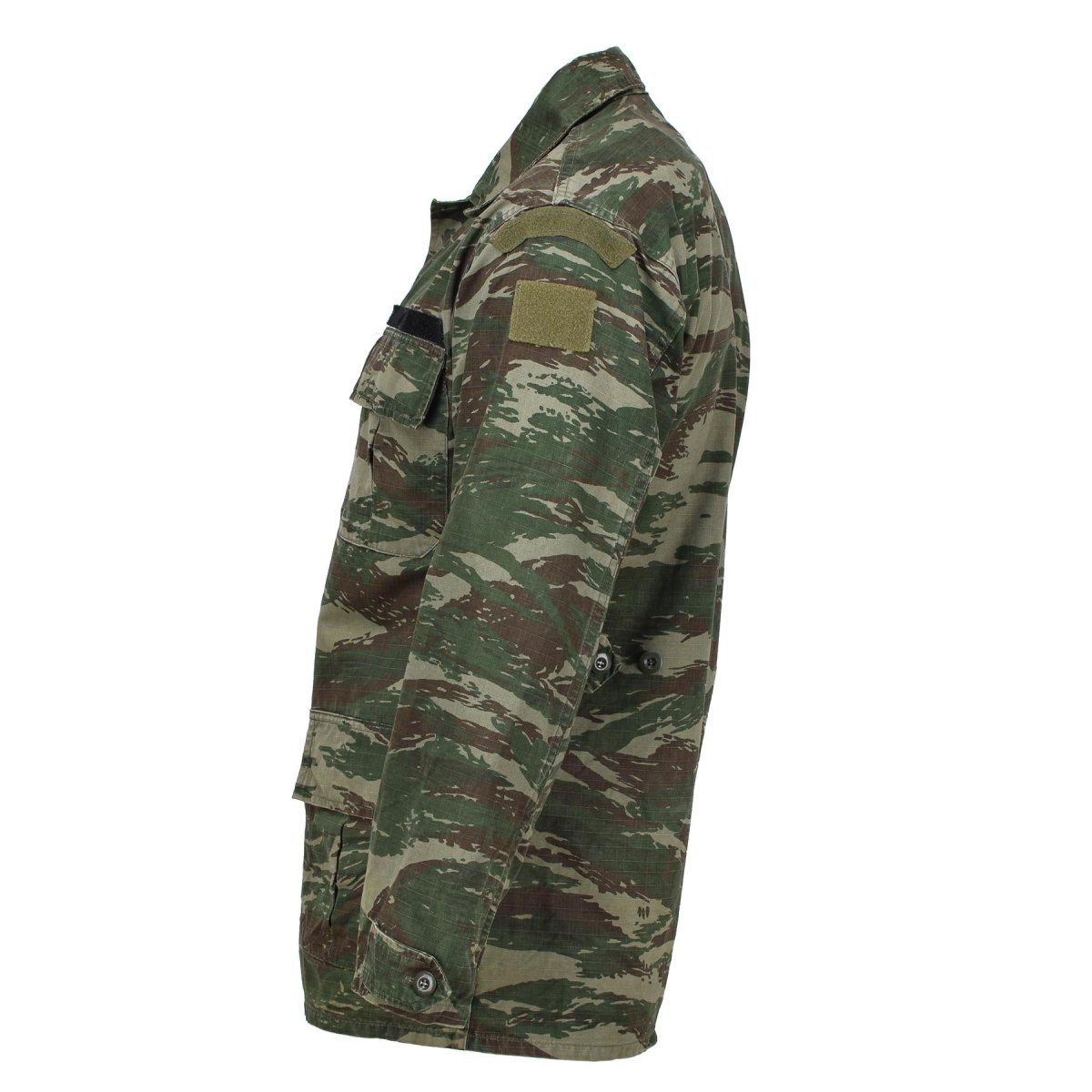 Genuine Greek military jacket lizard camo durable ripstop field tactical combat