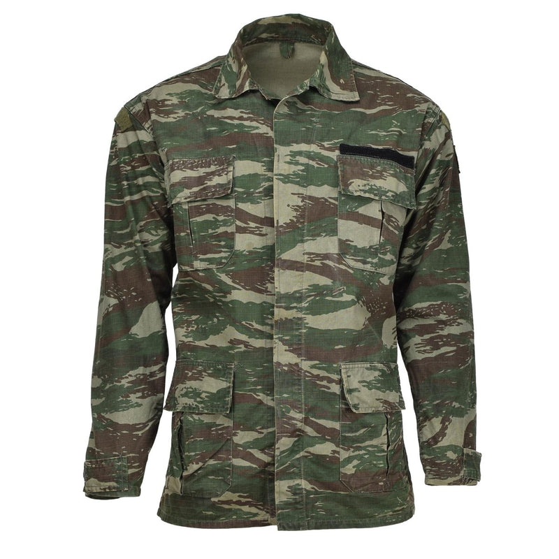 Oryginalna grecka kurtka wojskowa Jaszczurka Camo Trwała Ripstop Field Walka