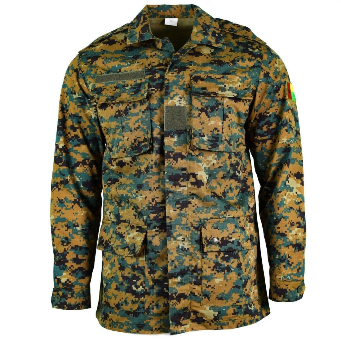 Guinee Guinee Bissau Jacket Ripstop Digital Savana Camo Problema militar Nuevo