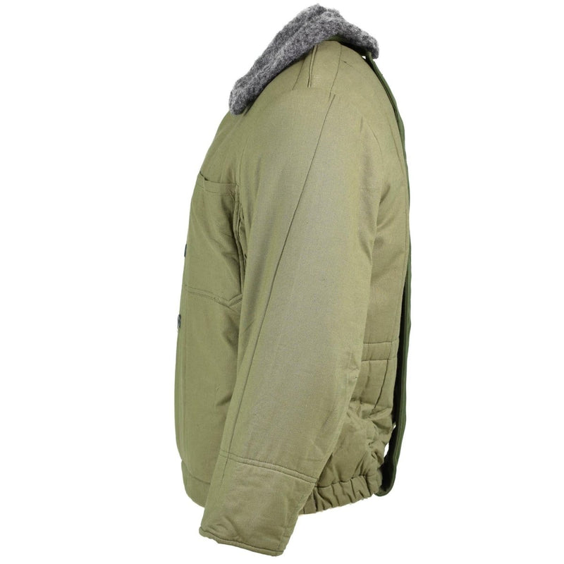 Genuine Hungarian army quilted jacket M65 fur collar Warm winter warm parka NEW - GoMilitar