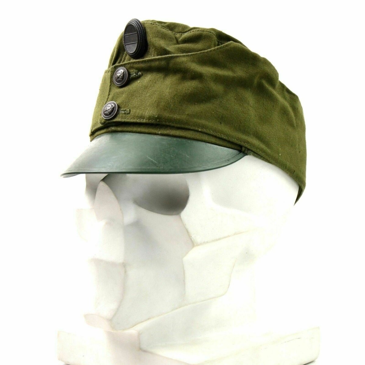 Véritable insigne de casquette militaire de l'armée hongroise à visière