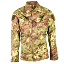 Genuine Italian army Rip Stop Vegetato camo ACU combat field jacket with multiple pockets and durable fabric