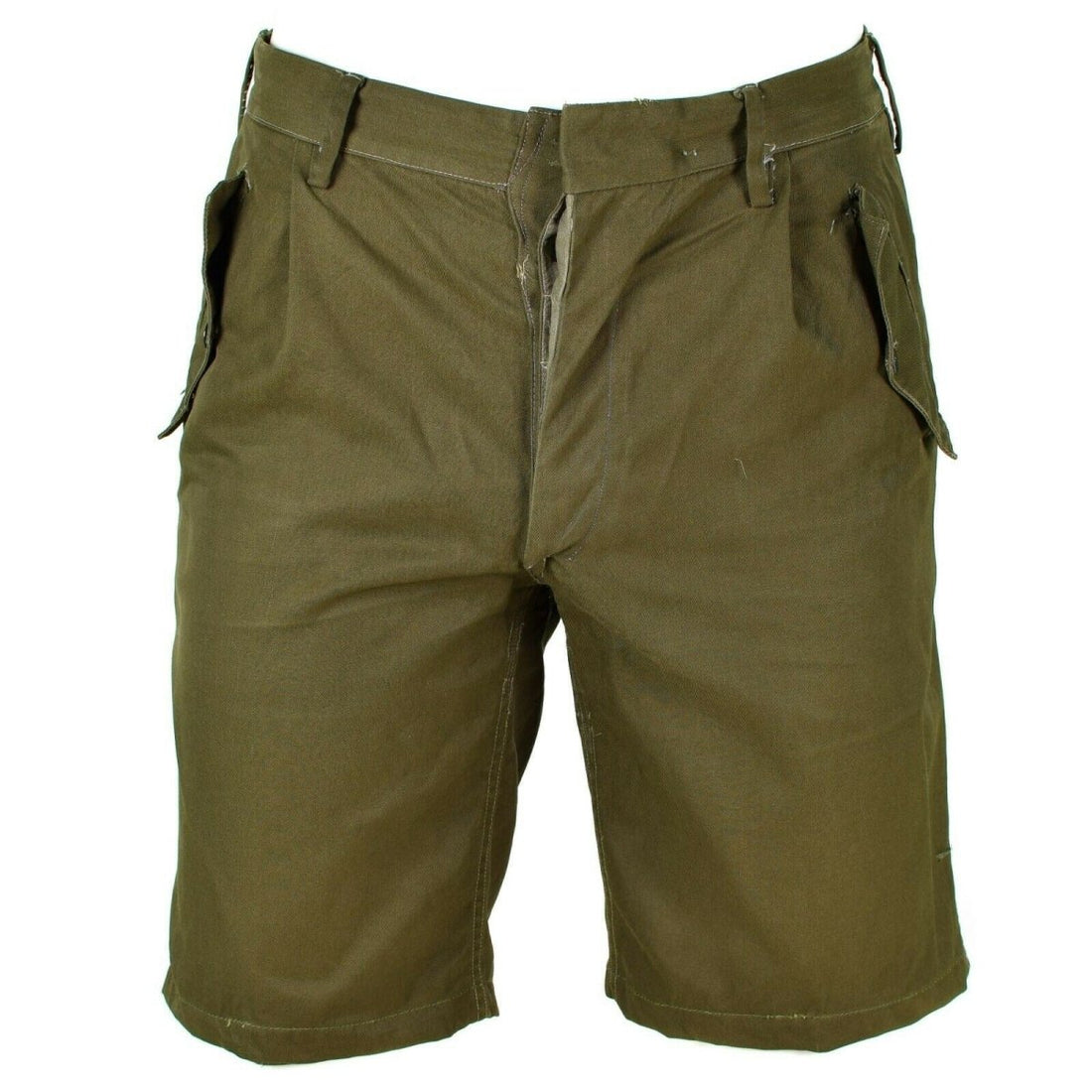 Echte italienische Armee-Shorts, Khaki-Chino, Militär-Feld-Bermuda, Vintage-BDU