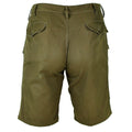 Echte italienische Armee-Shorts, Khaki-Chino, Militär-Feld-Bermuda, Vintage-BDU