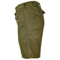 Echte italienische Armee-Shorts, Khaki-Chino, Militär-Feld-Bermuda, Vintage-BDU