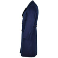 Véritable manteau en laine de l'armée italienne, manteau long bleu d'officier militaire de l'armée de l'air