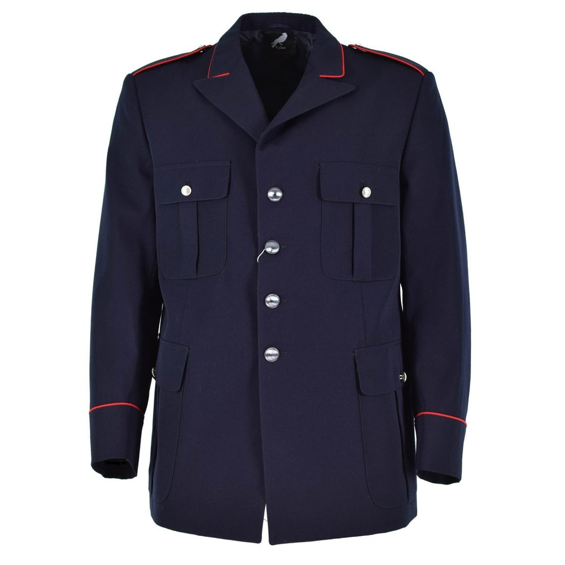 Véritable uniforme de la police militaire italienne, veste officielle d'officier bleu formel NEUF