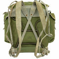 Mochila militar noruega genuina con paquete de mochila de cuero de lona del ejército de marco