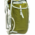 Mochila militar noruega genuina con paquete de mochila de cuero de lona del ejército de marco