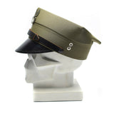 Genuino oficial de visor militar polaco Oficial del ejército de Polonia pico Cap Olive nuevo