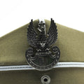 Original polnische Militär-Schirmmütze, polnischer Armeeoffizier, mit Adlerkokarde, NEU