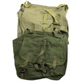 Guido sacchetto di pane rumeno dell'esercito militare surplus oliva tela haversack od new