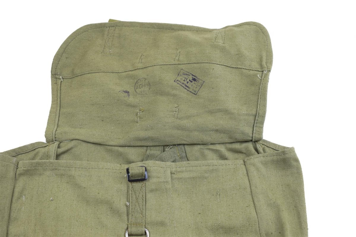 Guido sacchetto di pane rumeno dell'esercito militare surplus oliva tela haversack od new