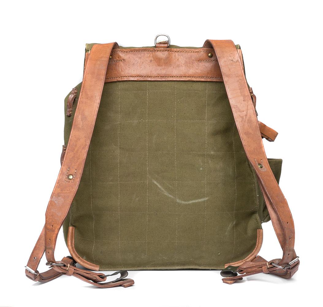 Guido sacca di zaino rumeno Bag di surplus militare OD OD SHORAP CANVAS
