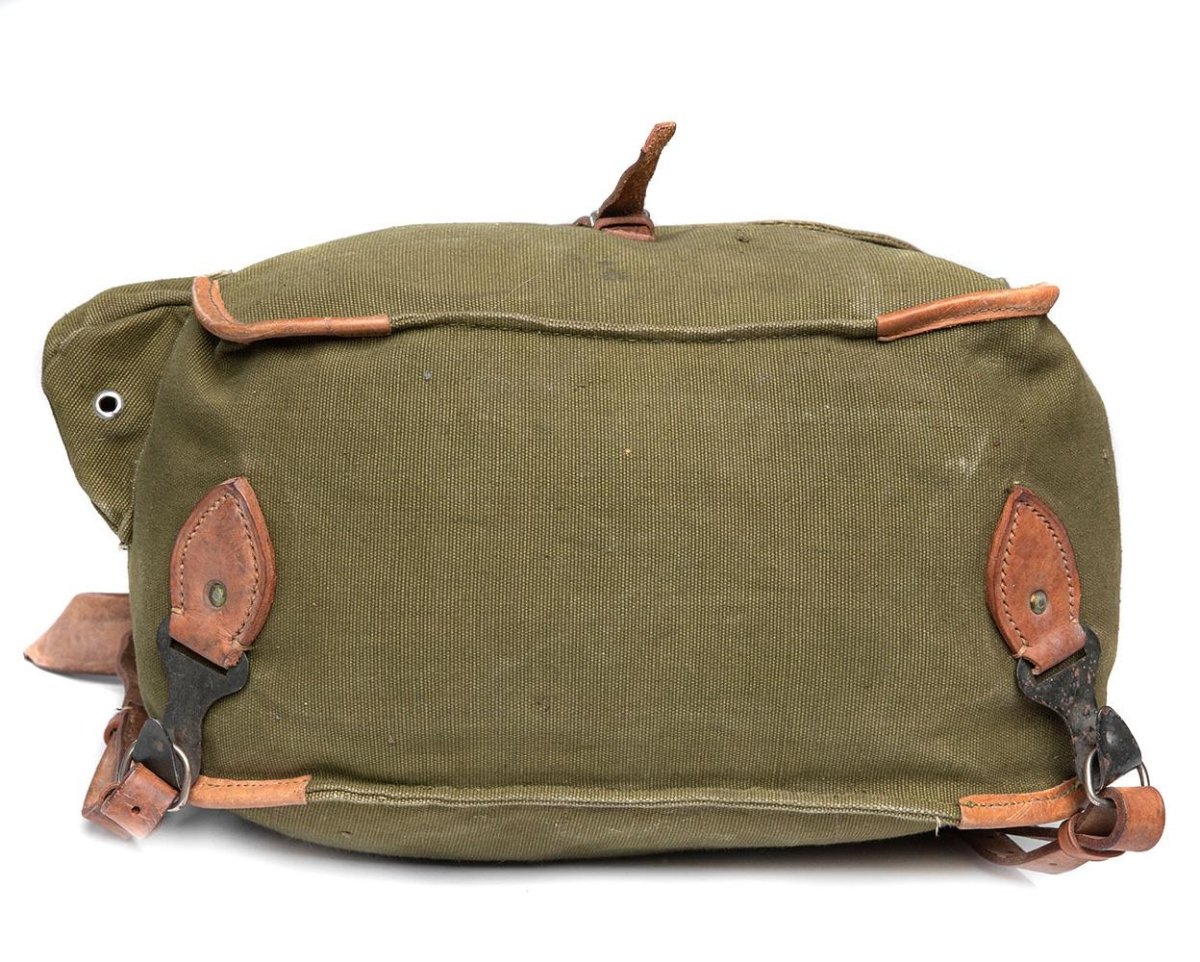 Guido sacca di zaino rumeno Bag di surplus militare OD OD SHORAP CANVAS