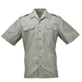 Shirt armata navi spagnoli marittimi marines a maniche corte oliva camicia formale nuova