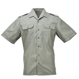 Chemises authentiques de la marine espagnole Armada marines olive chemise formelle à manches courtes NEUF