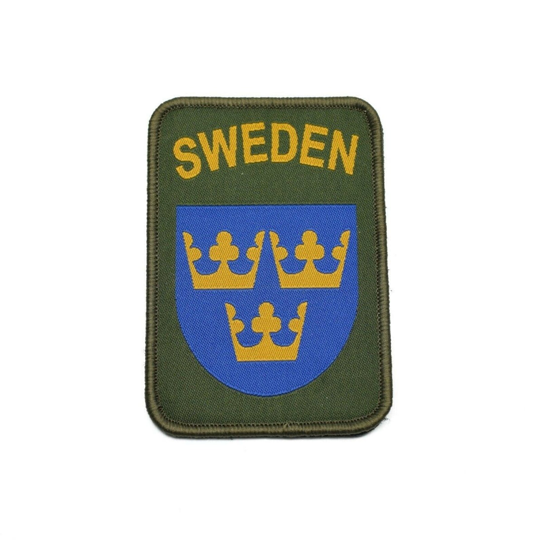 Echte Zweden Army Patch Clothing Loop en Hood Sweden Military Three Crowns