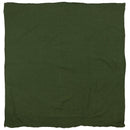 Green fabric square with a plain background