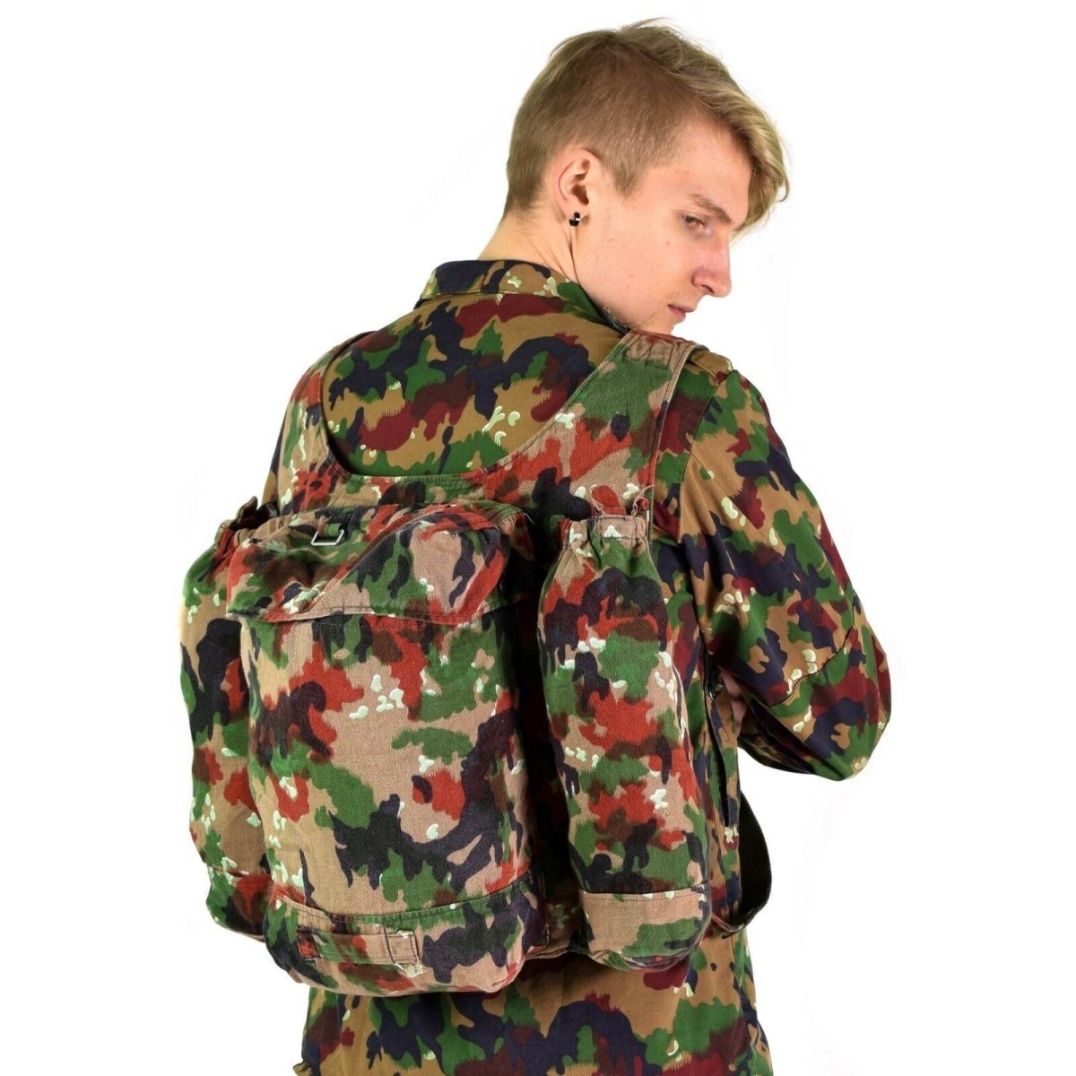 ⭐️NWT SWISS CAMO BACKPACK⭐️ CAMO HQ - Swiss TAZ 83 Alpenflage CAMO Backpack - Worldwide  main image 3