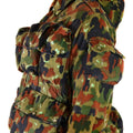 Giacca vera dell'esercito svizzero M70 Alpenflage Camo Sniper Combat Parka con cappuccio