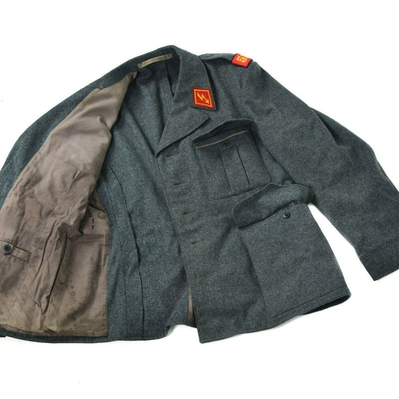 Military Surplus Wool Jacket Genuine Swiss army wool jacket