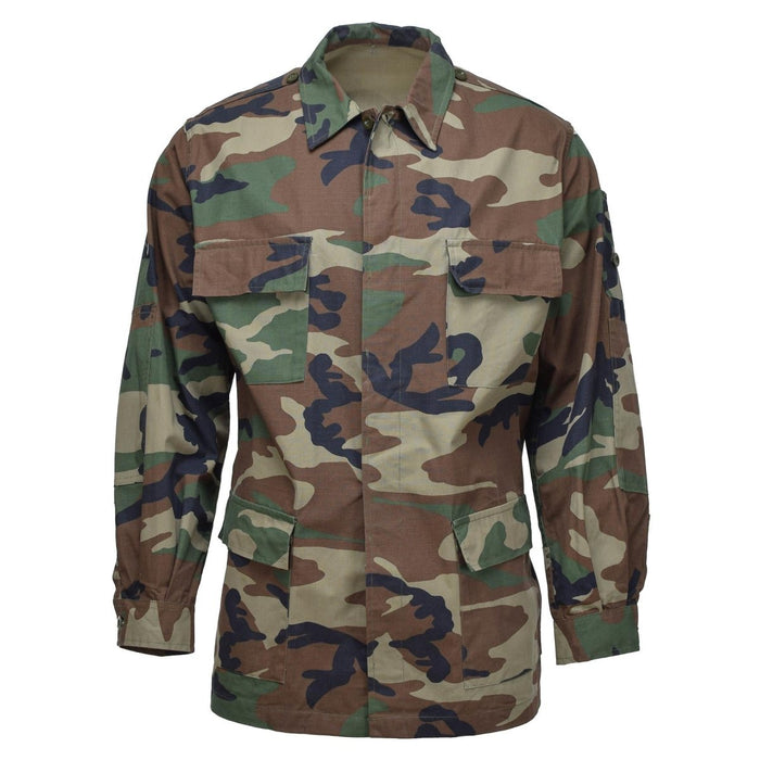 Véritable veste de combat turque BDU, durable, ripstop, camouflage forestier, problème militaire - GoMilitar