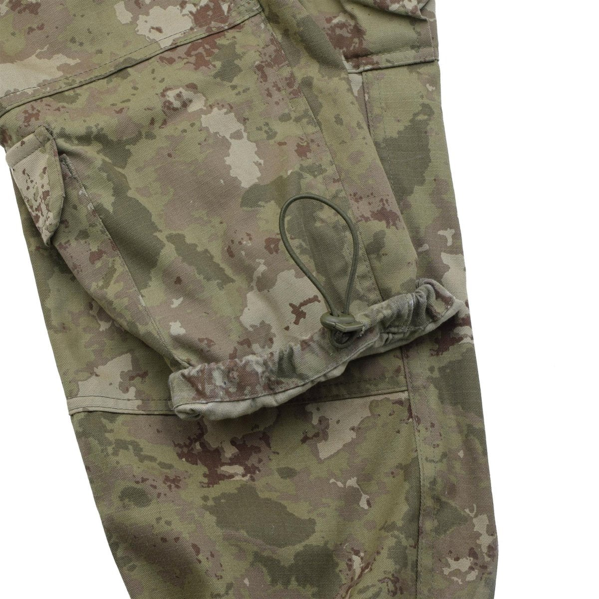 Oryginalne tureckie wojskowe spodnie polowe RIPSTOP Elastyczne kostki M2021 Camo