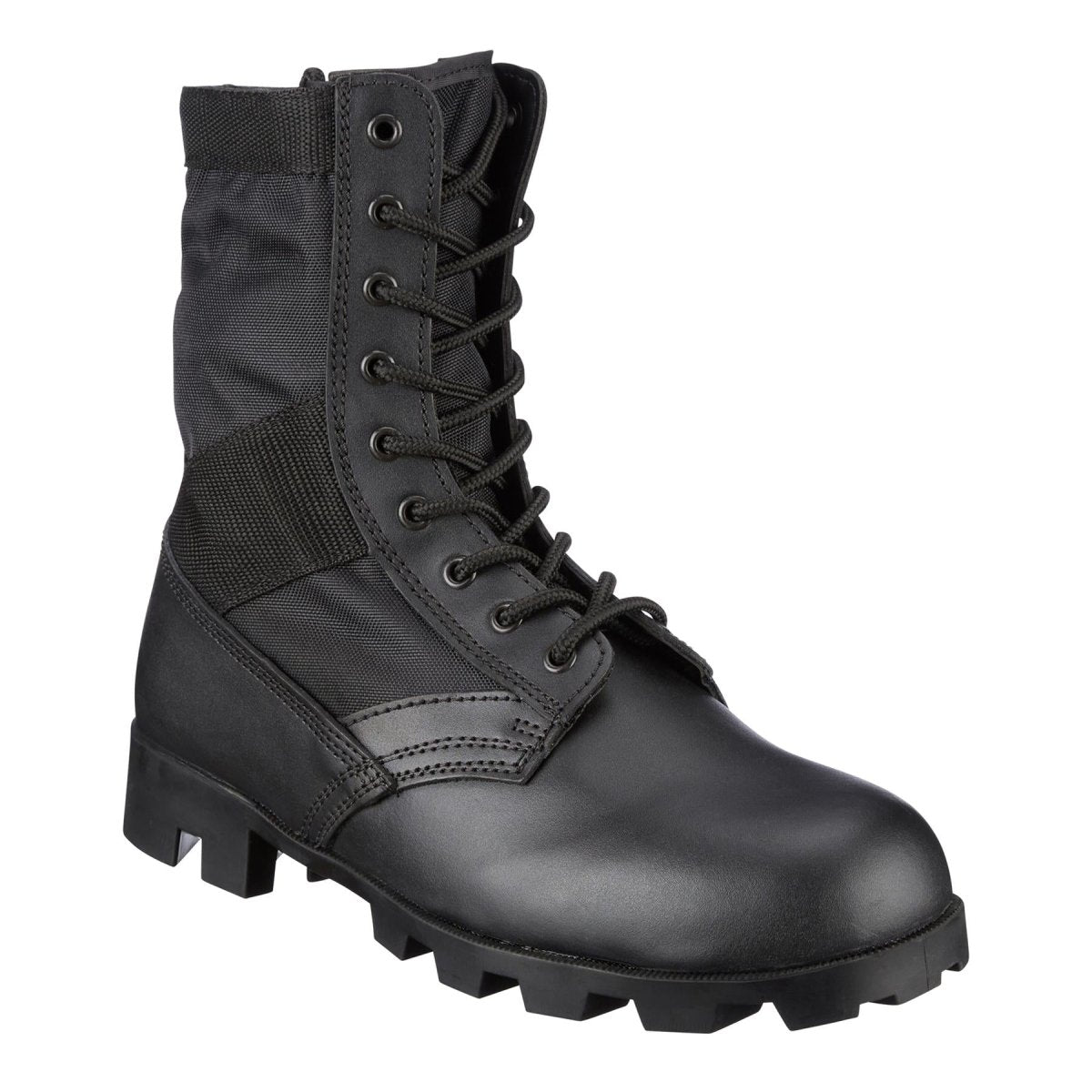 Genuine U.S. army Jungle black leather PANAMA boots combat military footwear NEW