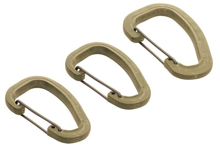 Original Wildo Zubehör Karabiner Set OD 3-teilig Leichte, stabile Clips