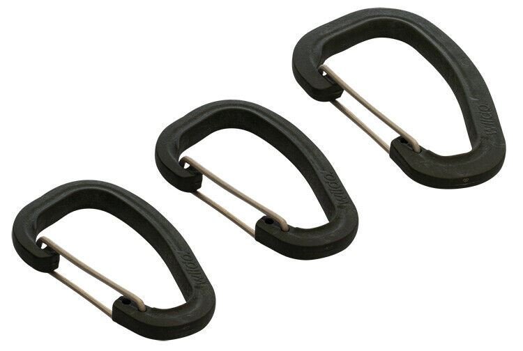 Original Wildo Zubehör Karabiner Set OD 3-teilig Leichte, stabile Clips
