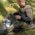 Hoja de tierra del ejército alemán subraya lona de lona impermeable militar